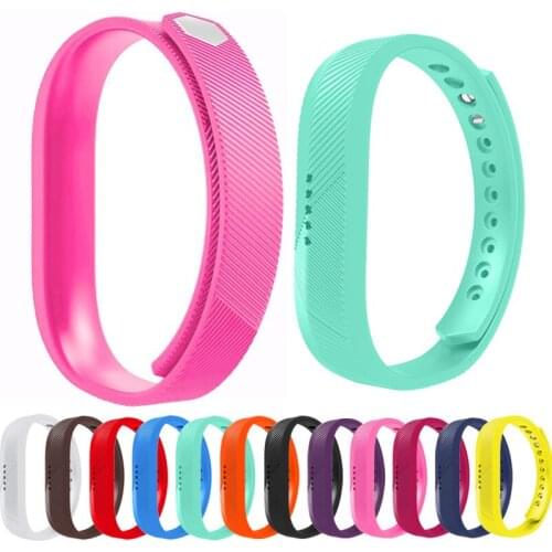 Silicone Replace Wrist Bands Strap Bracelet For Fitbit Flex 2 fashion Watch Sport Smart Band Replace Wristband For Fitbit Flex 2