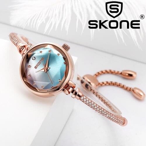 SKONE Women's Watches With Rhinestones