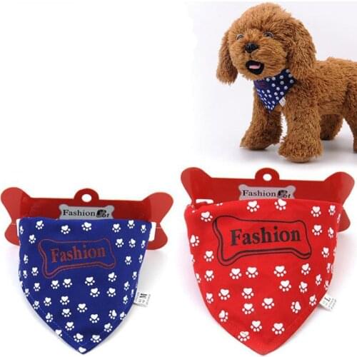 Dog Triangular Bandage Scarf for Dog Pet Accessories Grooming Products Neckerchief Pet Bibs Saliva Towel for Small Medium Dogs