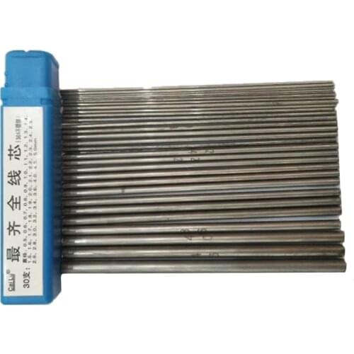 Solid Metal Round Wire for Forming Rod All Core for Jewelry Making Tools 30Pcs Rods