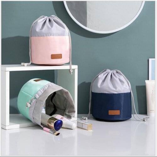 Storage Bag Travel Cosmetic Bag PU Leather Waterproof Make Up Bag travel Washing bag Women Makeup pouch organizer