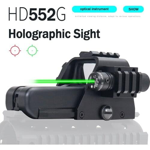 Tactical 551 552 556 558 Red Green Dot sight Reflex Optics Holographic Sight Rifle Scope fit picatinny 20mm Rail Mount