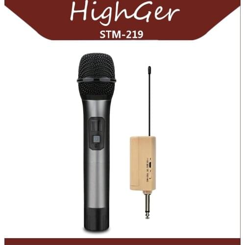 HighGer Uhf-Microphone Speech-Amplifier Recording Wireless Usb-Receiver Professional Wireless Microphone System