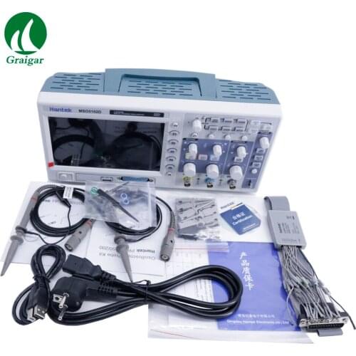 Hantek 100MHz High Precision MSO5102D Mixed Signal Digital Oscilloscope 1GSa/s