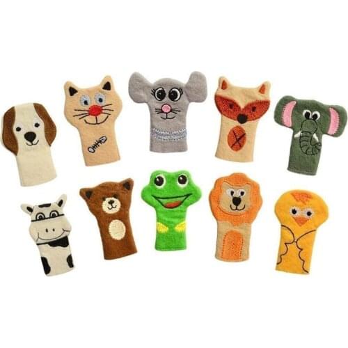Animals Finger Puppet Set of 10