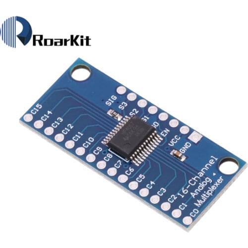 CD74HC4067 16-Channel Analog Digital Multiplexer Breakout Board Module For Arduino 2V-6V Microcontroller 16 Device RX Lines