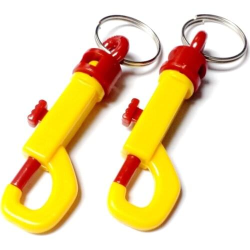 2 pcs Plastic SWIVEL CLIP Snap Hook TRIGGER Keychain Pinata filler School Bag Party Favor Gift Novelty Birthday Prize carnival