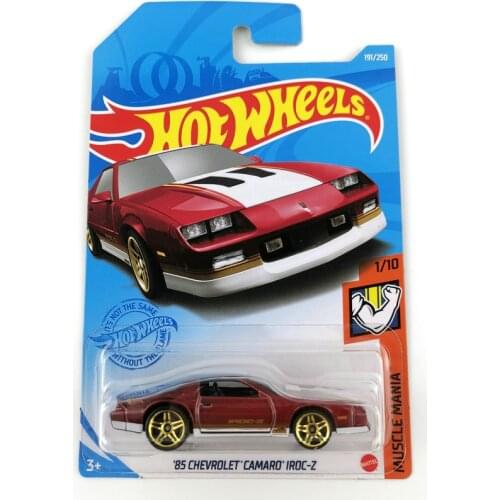 2021-191 Hot Wheels 1/64 85 CHEVROLET CAMARO IROC-Z Metal Diecast Cars Collection Kids Toys Vehicle For Gift