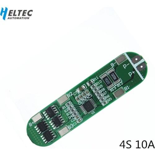 4S 10A BMS Li-ion 18650 14.8V Battery Protection PCB 4s 18650 Polymer Lithium Battery Module 10A Electronic Protected Board