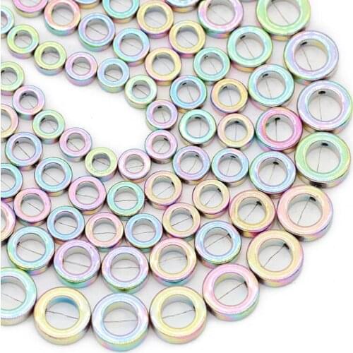 8/10/12/14MM Light Purple Natural Hematite Stone Round Circle Shape Spacer Loose Beads For Jewelry Making Bracelet DIY Findings
