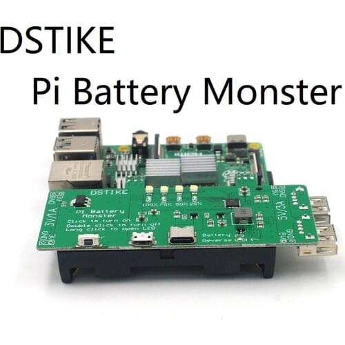 DSTIKE Pi Battery Monster Dual 18650 Battery 5V3A PowerBank