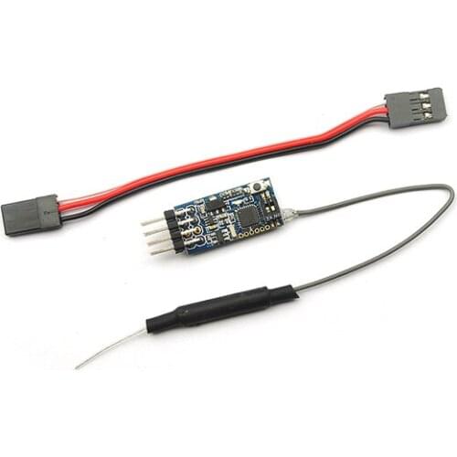 FD802 3g Super Mini FPV Telemetry 8CH Receiver with amplifier compatible Frsky X9D for QX90 QX80