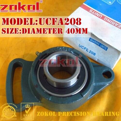 ZOKOL bearing UCFA208 LA90508 Pillow Block Ball Bearing diameter 40mm