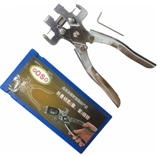 Goso fixing flip folding key vice remover Flip-key Pin Remover for Locksmith Tool Split Pin Fixing Disassembly Tool