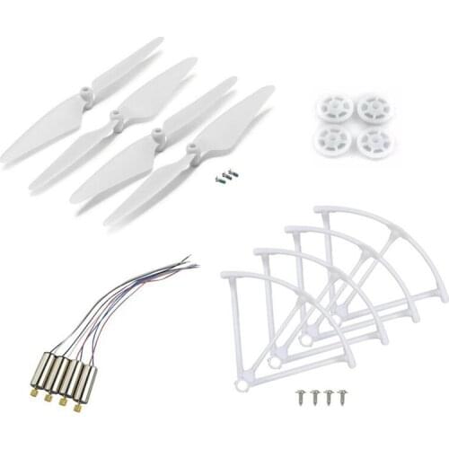 Hubsan H502S H502E RC Quadcopter Spare Parts Propeller + Protective Cover + Motor + Gear Hubsan Accessories