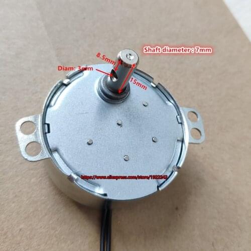 Brand new TYC50 220V 50/60HZ 4W AC synchronous gear motor 2.5rpm 5rpm 10rpm 15rpm 20rpm 30rpm microwave/oven CW/CCW motor