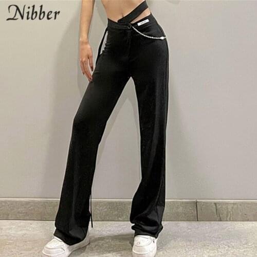 NIBBER Women's Straight Trousers