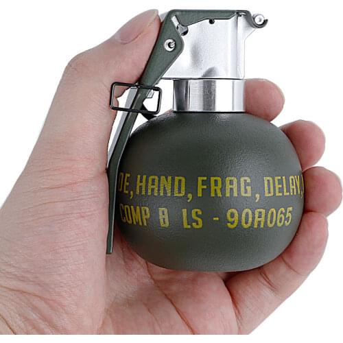 New Tactical M-67 Grenade Dummy Model Outdoor Cosplay Paintbal Waist Clip Molle System Plastic M67 Frag Gren Molle Storage Pouch
