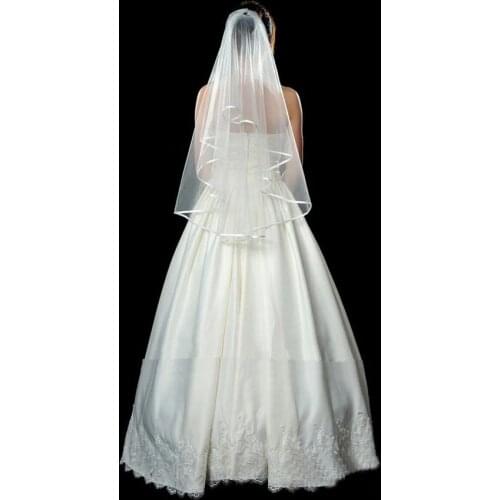 New Unique Bridal Veil Lace Circuled Wedding Veil Wedding Accessories 2022