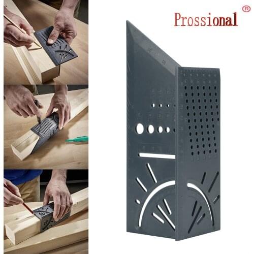 New Woodworking DIY Scribe Mark Line Gauge T-Type Ruler Square Layout Miter 90 Degree Gauge Measuring Gauging Carpenter