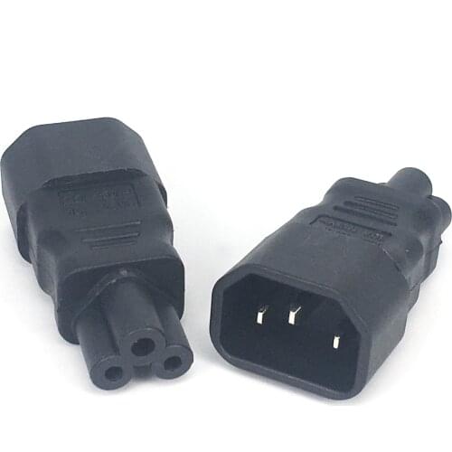 IEC320 C14 to C5 pdu UPS plug female Power adapter PLUG CONVERTER C6 to C13 Changer