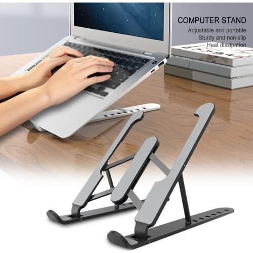 Portable Laptop Stand Aluminium Foldable Notebook Support Laptop For Macbook Pro Holder Adjustable Bracket Computer Accessories
