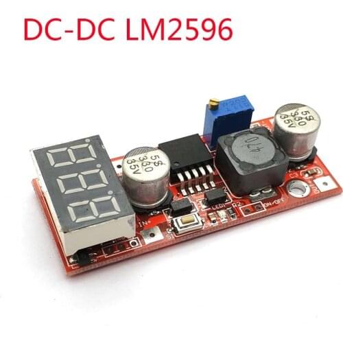 DC Adjustable Buck Step Down Converter Lm2596 Voltage Regulator Voltmeter