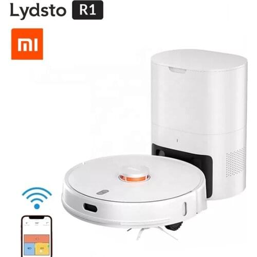 Xiaomi Lydsto R1 with Smart Station Innovation & Intelligence Robot Auto - Vacuum Cleaner 200ml Dust Tank 2700Pa Global Version