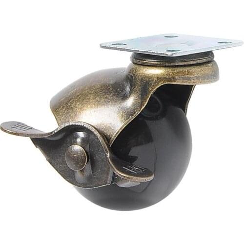 Castors For Furniture Wheels Office Chairs 1.5 Inch Universal Ball Earth Sofa Retro Bronze