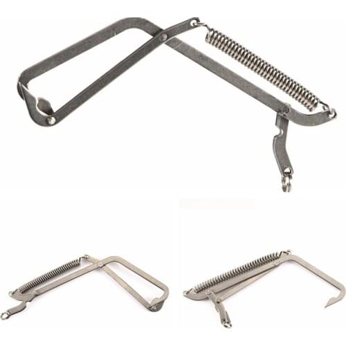 Fishing Tackle Vintage Pike Thicker version Fishing Traps Pike Fishing Hooks Stainless Steel Crab Grabbing Tool Clamp Trap