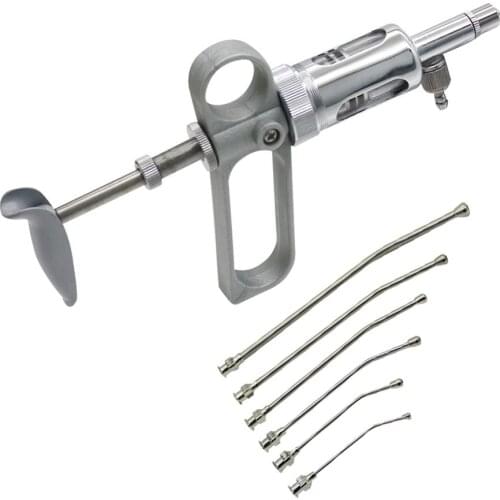 Bird Feeding 10ml Continuous Syringe Vaccination Birds Chicken Parrot Adjustable Syringe Farm Animal Poultry Feeding Tool