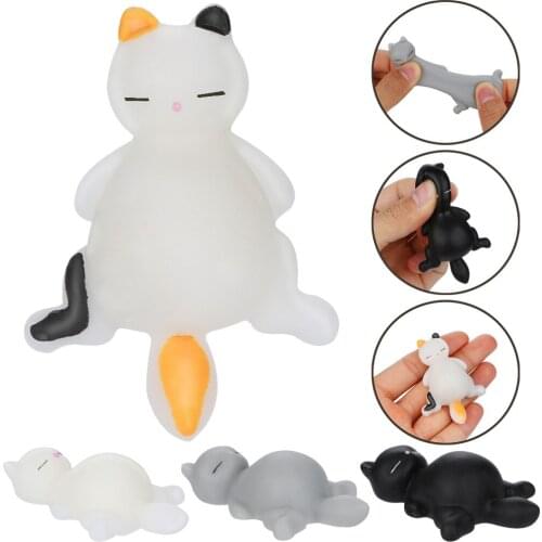 Squishyies Mochi Kids Toy antistress Lazy Cat Squeeze Healing Fun Toy Kawaii Stress Reliever Toys Gifts L1218
