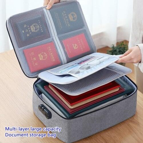 Document Storage Bag Organizer Boxes Bins Baskets Drawer Container Home Storage Multifunction Organization Accessories Supplies