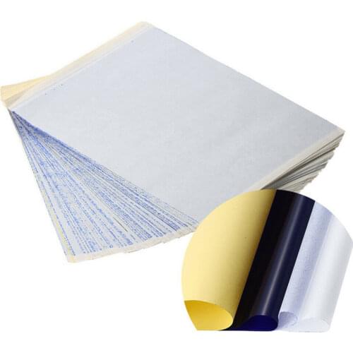 10Pcs/Lot 4 Layer Carbon Thermal Stencil Tattoo Transfer Paper Copy Paper Tracing Paper Professional Tattoo Supply Accesories