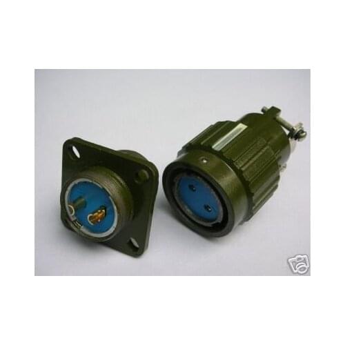 Military Gold 2 Pin Twist Male & Female Connector