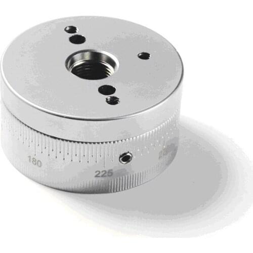 Z023A Mini Electroplated Rotary Table/ Metal Rotation Plate/Aluminum Turntable/Zhouyu Accessory