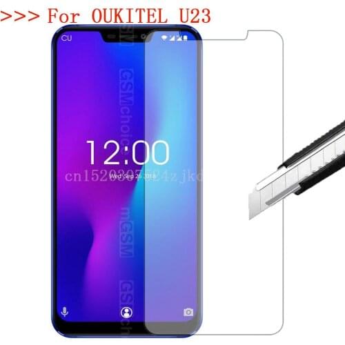 9H Tempered Glass For OUKITEL U23 Smartphone 2.5D High Quality Screen Protector For Oukitel U 23 Protective Glass