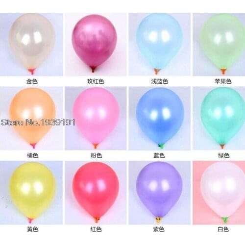 1.2 grams of pearls thickened balloons birthday party 10 inch balloons custom decorative arches 20/pcs