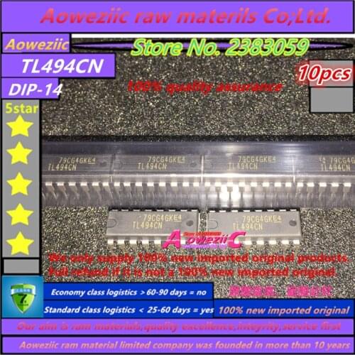 Aoweziic 100% new original TL494 TL494CN pulse width modulation control circuit DIP-16 switch mode controller