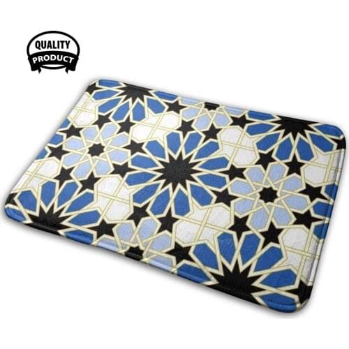 Arabic Tile Iv 1 3D Household Goods Mat Rug Carpet Cushion Arab Arabesque Tile Mosaic Old Retro Vintage Traditional Artistic