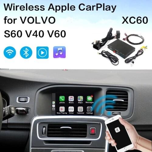 Wireless Apple Carplay Android Auto Module Box For 15-2019 Volvo XC60 S60 V40 V60 original quality, non-destructive installation