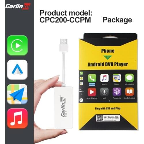 Carlinkit Apple Carplay Dongle Android Auto Wired USB Navigation Player Plug and Play IOS Smart Box for Refit Android Screen Car