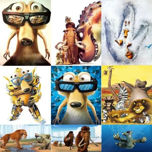 Disney 5D DIY Diamond Painting "Ice Age" Cartoon Animals Brand New Inlaid Rhinestones High Quality Decorative Painting Gift