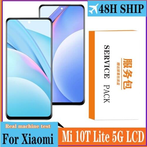 6.67'' for Xiaomi mi 10T lite 5G LCD Display Screen Touch Digitizer Assembly for mi 10T lite 5g Multi touch Repair Parts
