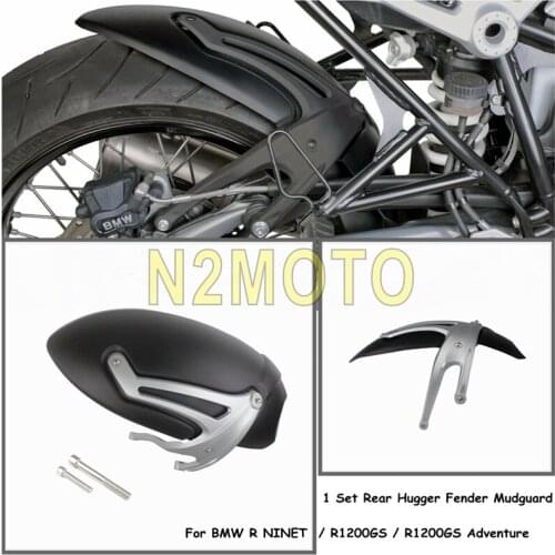 For BMW R NINET 2014-2018 Black Rear Hugger Fender Mudguard Wheel Splash Guard For BMW R1200GS 2004-2012 R1200GS Adventure 05-13
