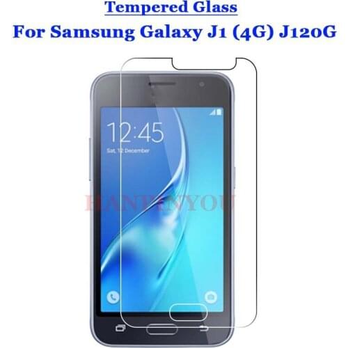 For Samsung Galaxy J1 (4G) Tempered Glass 9H 2.5D Premium Screen Protector Film For Samsung Galaxy J1 (4G) J120G 4.5"