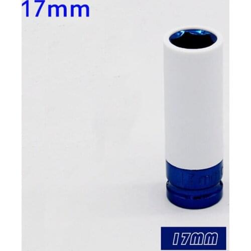 1/2"Sleeve Wall Deep Impact Nut Socket Alloy Wheel 17mm Deep Impact Nut Socket Set
