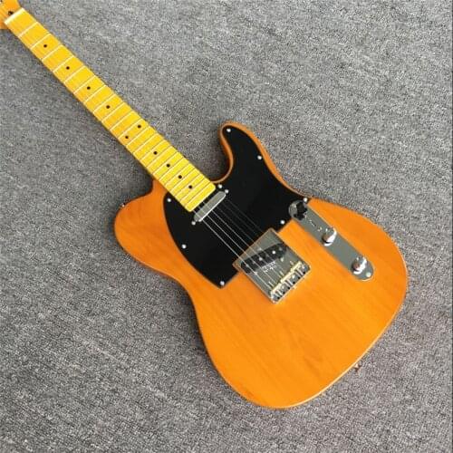 Hot sale Vintage aged electric guitar,,Maple body & headstock guitar,Real photos