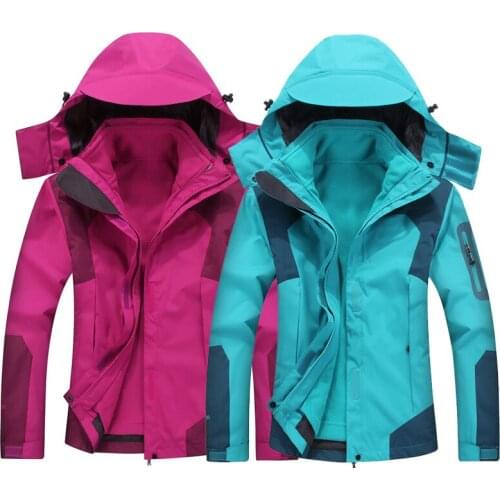 Autumn And Winter Outdoor Stormsuit Women And Men Three In One Or Two Waterproof, Breathable And Cold Proof Couples Large