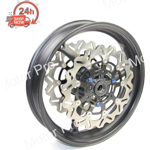 Front Wheel Rim and Brake Disc Disk Rotor kits For Suzuki GSXR 600 750 2008 2009 2010 GSX R GSX-R 1000 Motorcycle Accessories